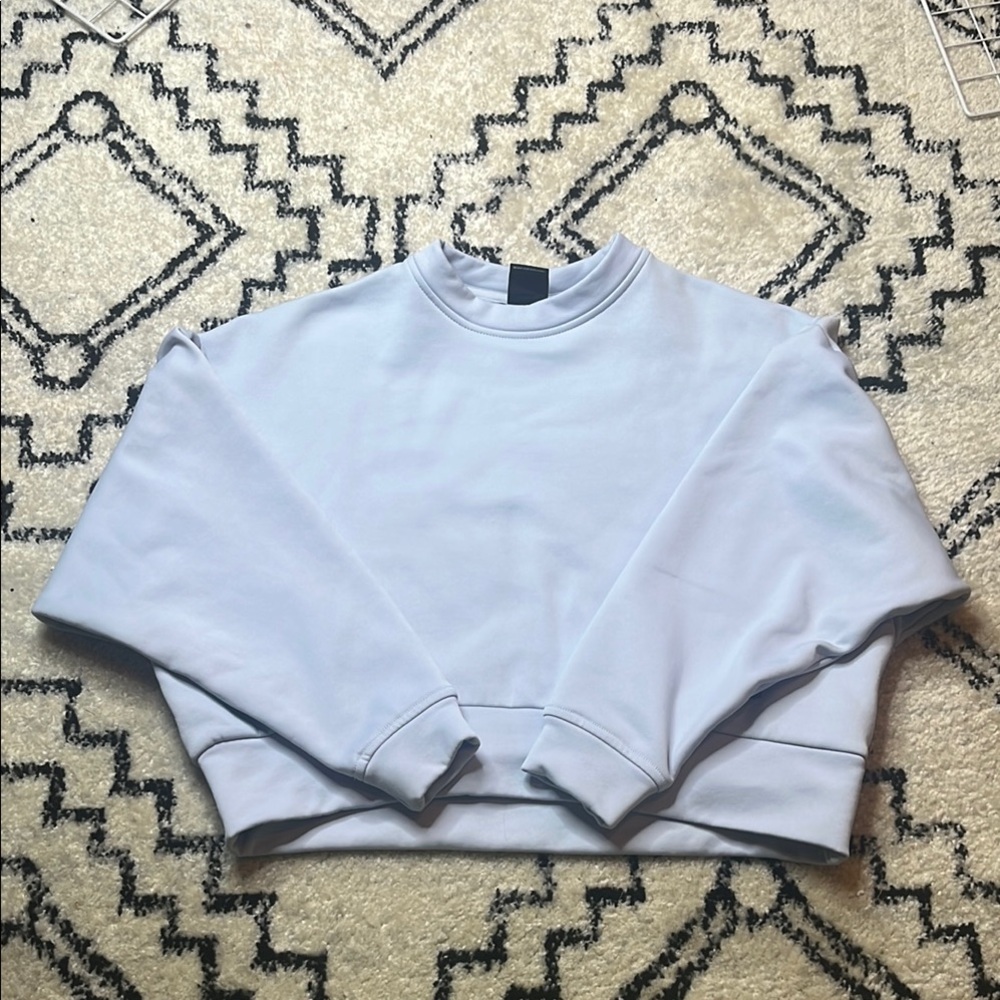 The North Face Purple Cropped Boxy Sweatshirt